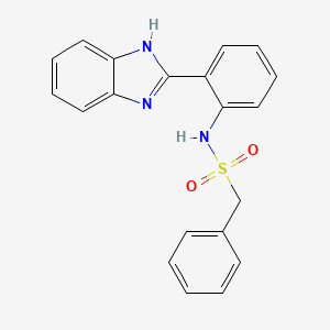 N-[2-(1H-benzimidazol-2-yl)phenyl]-1-phenylmethanesulfonamide