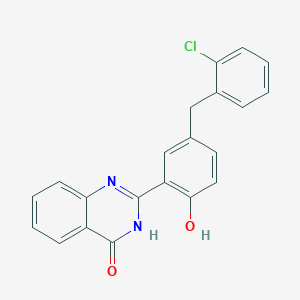 2-[5-(2-chlorobenzyl)-2-hydroxyphenyl]quinazolin-4(3H)-one