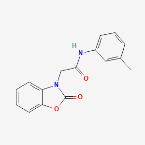 2-(2-Oxo-benzooxazol-3-yl)-N-m-tolyl-acetamide