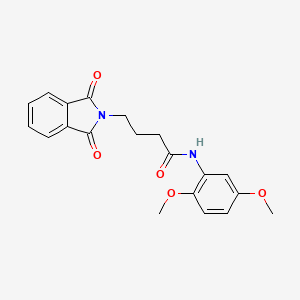 N-(2,5-dimethoxyphenyl)-4-(1,3-dioxoisoindol-2-yl)butanamide