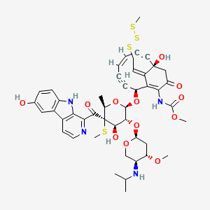 molecular formula C46H52N4O12S4 B1249430 Shishijimicin A 