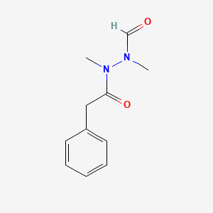 N'-formyl-N,N'-dimethyl-2-phenylacetohydrazide