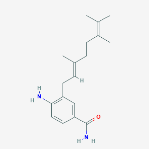 molecular formula C18H26N2O B1249436 Benzastatin B 