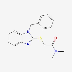 2-[(1-benzyl-1H-benzimidazol-2-yl)sulfanyl]-N,N-dimethylacetamide