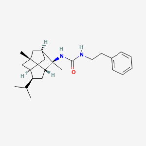 molecular formula C24H36N2O B1249450 N-phenethyl-N'-2-trachyopsanylurea 