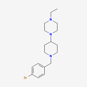 1-[1-(4-Bromobenzyl)piperidin-4-yl]-4-ethylpiperazine