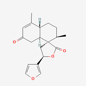 molecular formula C19H22O4 B1249473 trans-Dehydrocrotonin 