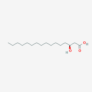 molecular formula C16H32O3 B1249484 (S)-β-羟基棕榈酸 