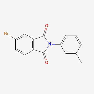 molecular formula C15H10BrNO2 B12494903 5-bromo-2-(3-methylphenyl)-1H-isoindole-1,3(2H)-dione CAS No. 82104-68-5