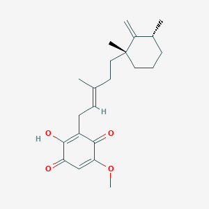 molecular formula C22H30O4 B1249494 Metachromin A 