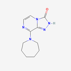 8-(azepan-1-yl)[1,2,4]triazolo[4,3-a]pyrazin-3(2H)-one