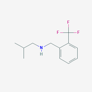 2-methyl-N-[2-(trifluoromethyl)benzyl]propan-1-amine