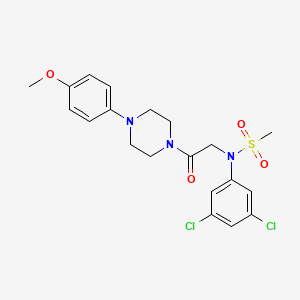 N-(3,5-dichlorophenyl)-N-{2-[4-(4-methoxyphenyl)piperazin-1-yl]-2-oxoethyl}methanesulfonamide