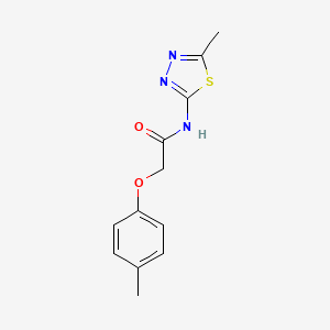 2-(4-methylphenoxy)-N-(5-methyl-1,3,4-thiadiazol-2-yl)acetamide