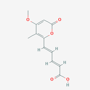 molecular formula C12H12O5 B1249530 赫巴林 A 