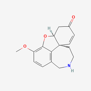 molecular formula C16H17NO3 B1249531 去甲纳韦定 