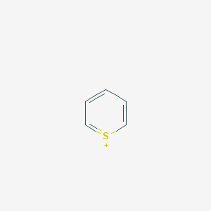 molecular formula C5H5S+ B1249539 Thiopyrylium 
