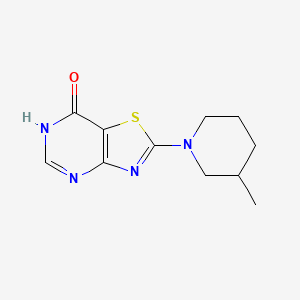 2-(3-methylpiperidin-1-yl)[1,3]thiazolo[4,5-d]pyrimidin-7(6H)-one