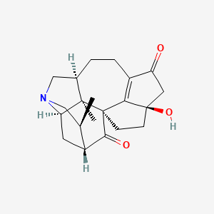 molecular formula C21H27NO3 B1249552 Daphniyunnine D 