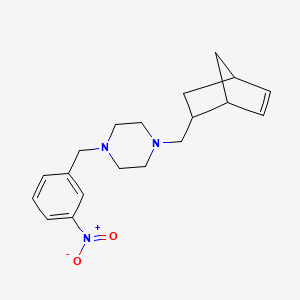 1-(Bicyclo[2.2.1]hept-5-en-2-ylmethyl)-4-(3-nitrobenzyl)piperazine