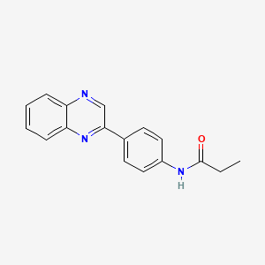 N-[4-(quinoxalin-2-yl)phenyl]propanamide