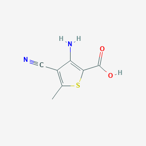 3-Amino-4-cyano-5-methylthiophene-2-carboxylic acid