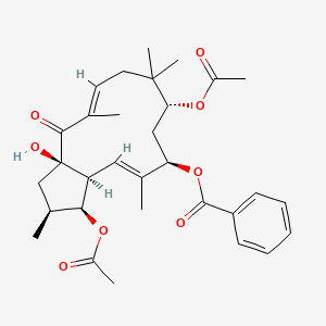 molecular formula C31H40O8 B1249568 Pubescene C 