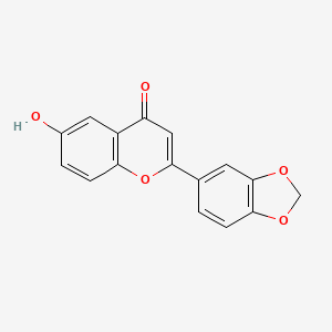 2-(1,3-benzodioxol-5-yl)-6-hydroxy-4H-chromen-4-one