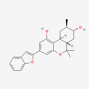 molecular formula C24H26O4 B1249585 马海醇 D 