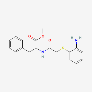 methyl N-{[(2-aminophenyl)sulfanyl]acetyl}phenylalaninate