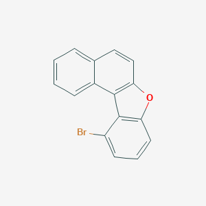 molecular formula C16H9BrO B12495853 11-Bromobenzo[b]naphtho[1,2-d]furan 