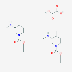 Oxalic acid; bis(tert-butyl 4-methyl-3-(methylamino)piperidine-1-carboxylate)