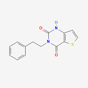 3-(2-phenylethyl)thieno[3,2-d]pyrimidine-2,4(1H,3H)-dione