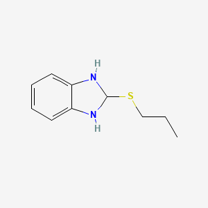 2-(propylsulfanyl)-2,3-dihydro-1H-benzimidazole