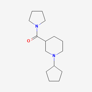 (1-Cyclopentylpiperidin-3-yl)(pyrrolidin-1-yl)methanone