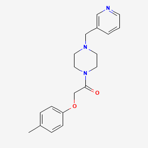 2-(4-Methylphenoxy)-1-[4-(pyridin-3-ylmethyl)piperazin-1-yl]ethanone