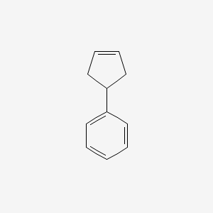 molecular formula C11H12 B1249595 4-Phenylcyclopentene 