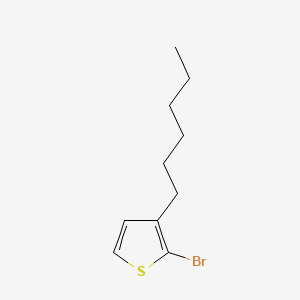molecular formula C10H15BrS B1249596 2-Bromo-3-hexylthiophene CAS No. 69249-61-2