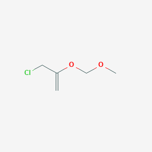 molecular formula C5H9ClO2 B012496 2-(氯甲基)-3,5-二氧六-1-烯 CAS No. 105104-40-3