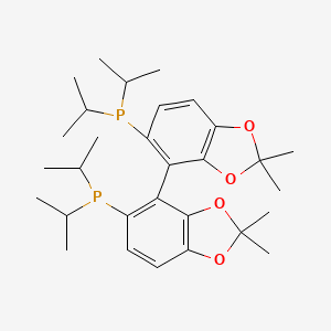 (R)-(2,2,2',2'-Tetramethyl-[4,4'-bibenzo[d][1,3]dioxole]-5,5'-diyl)bis(diisopropylphosphine)