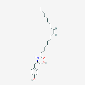 molecular formula C27H45NO3 B124961 (S)-N-油酰酪氨醇 CAS No. 616884-62-9