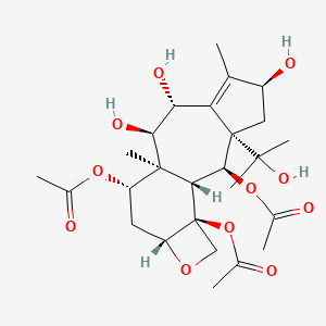 molecular formula C26H38O11 B1249611 Tasumatrol B 