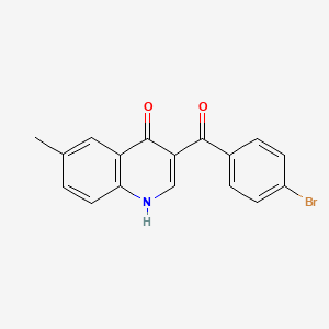 3-[(4-bromophenyl)carbonyl]-6-methylquinolin-4(1H)-one