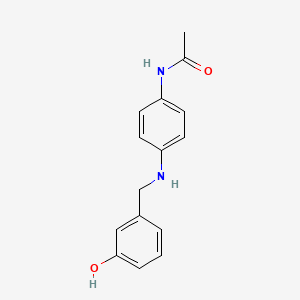 N-{4-[(3-hydroxybenzyl)amino]phenyl}acetamide