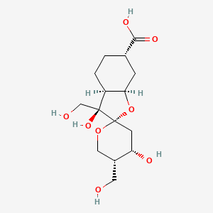 molecular formula C15H24O8 B1249630 叶檀酸 C 