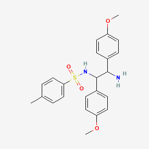 N-[2-amino-1,2-bis(4-methoxyphenyl)ethyl]-4-methylbenzenesulfonamide