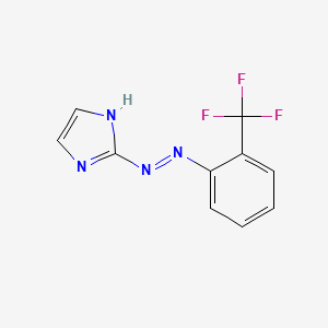 2-{(E)-[2-(trifluoromethyl)phenyl]diazenyl}-1H-imidazole