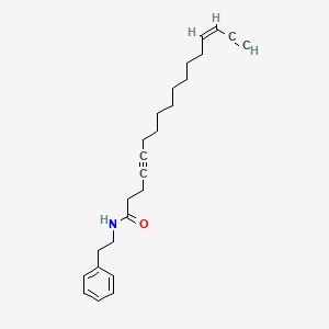 molecular formula C25H33NO B1249636 卡利海绵酰胺 A 