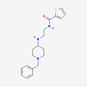 N-{2-[(1-benzylpiperidin-4-yl)amino]ethyl}thiophene-2-carboxamide