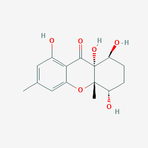 molecular formula C15H18O6 B1249644 (+)-戴弗森醇 